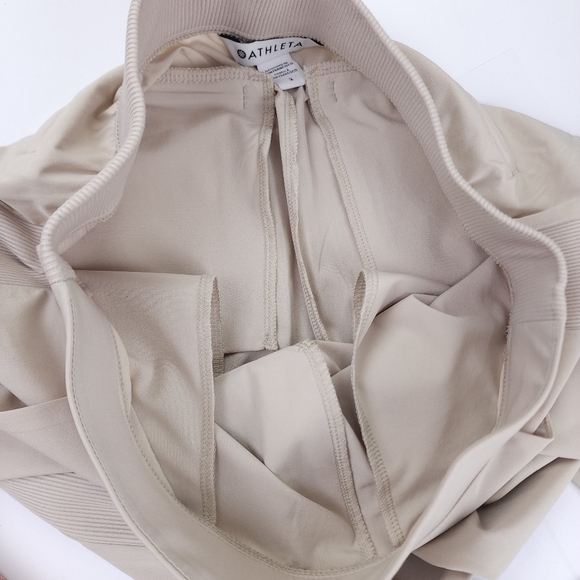 New Athleta Cream Casual Excercise Pants Sz 2 - Picture 6 of 13